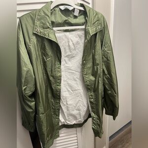 Haband Green Windbreaker Jacket